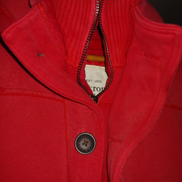 Vintage Abercrombie Red Jacket with Gillet Size XL - Picture 12 of 16